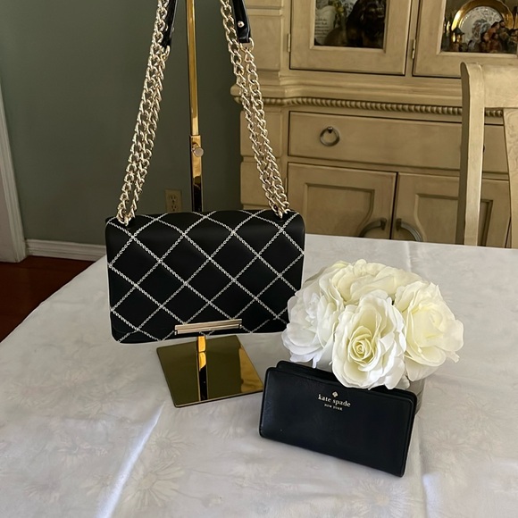 Kate Spade NY ♠️EMERSON PLACE LAWREN SHOULDER BAG and Wallet SET - Picture 3 of 15